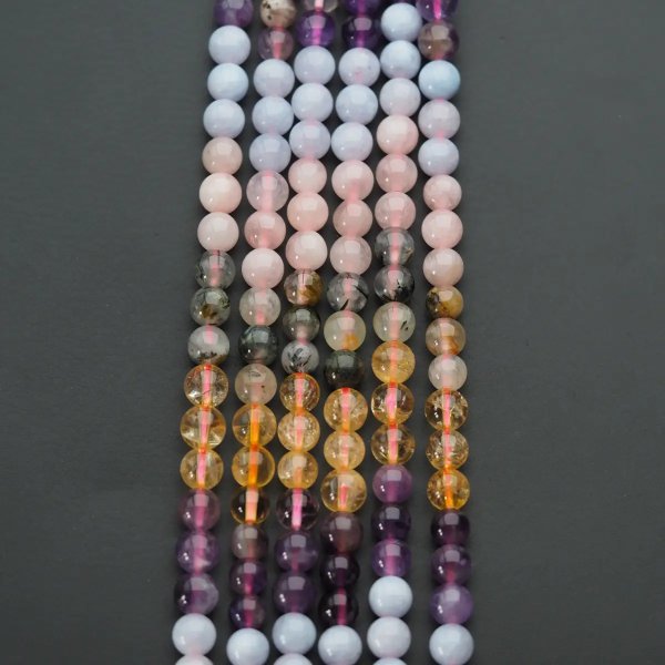 Mix kwarców kulki 6-6,5 mm (sznur)