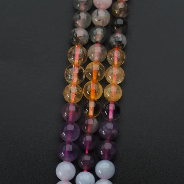 Mix kwarców kulki 6-6,5 mm (sznur)