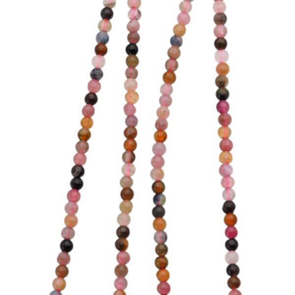 Turmalin kolorowy kulka 2-2,5 mm (sznur)