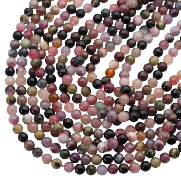Turmalin kolorowy kulka 6,5-6,8 mm (sznur)