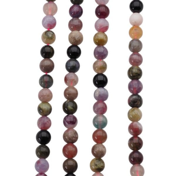 Turmalin kolorowy kulka 6,5-6,8 mm (sznur)