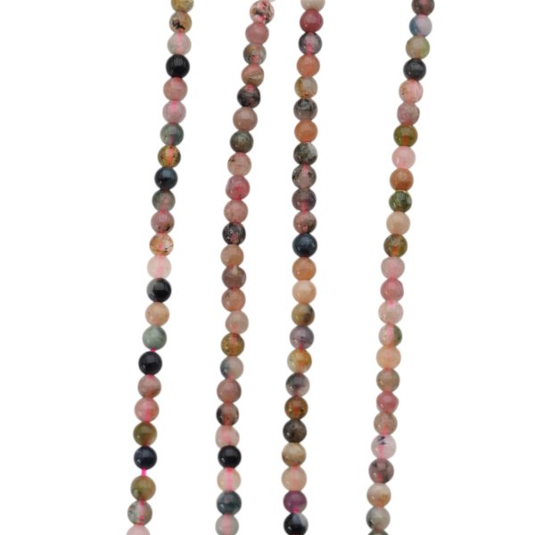Turmalin Kolorowy - kulki 3 mm (sznur)