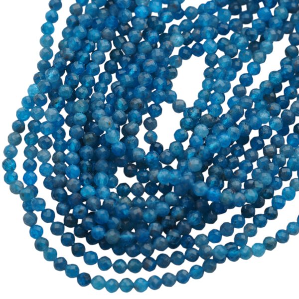 Apatyt Fasetowany kulka 4mm (sznurek)