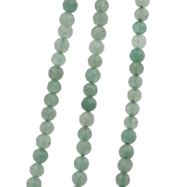 Awenturyn fasetowany kulki 3,5 mm (sznur)