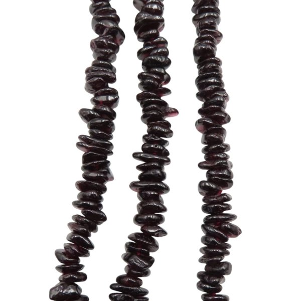 Granat polerowany - sieczka 6-9 mm (sznur)