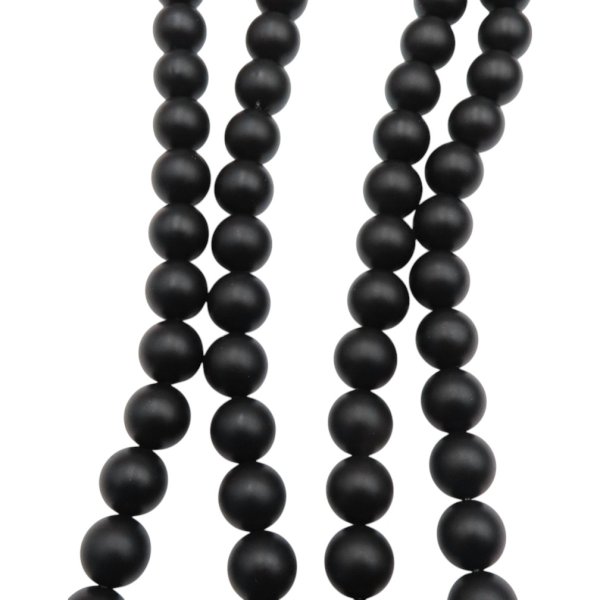 Onyks półmatowy kula 10 mm (sznur)