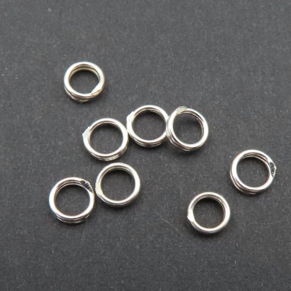 Srebro Ag - sprężynki 4,5 mm 