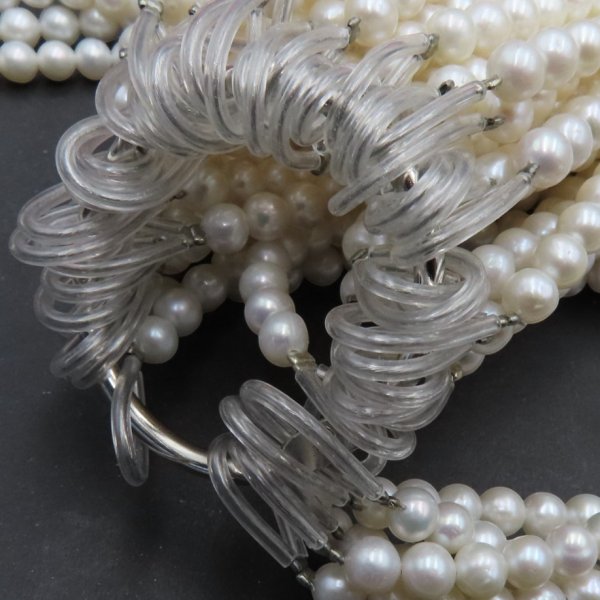 Perły Naturalne Hodowane białe 5-6 nr 388 mm (sznur)