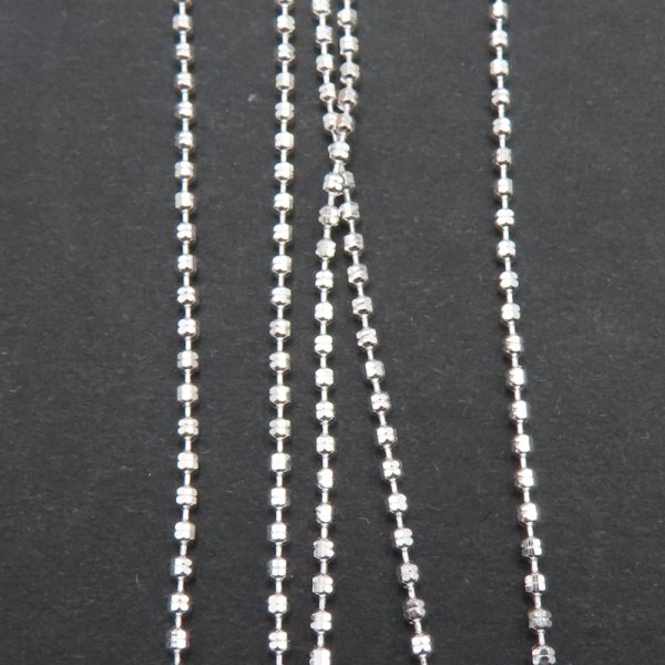 Srebro Ag Srebrzone  - Łańcuch 1mm (1metr)
