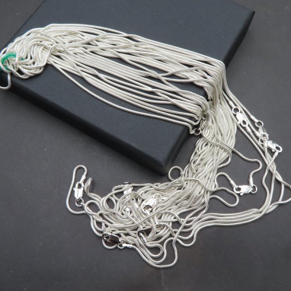 Łańcuszek Szczurzy Ogon - srebro 50cm