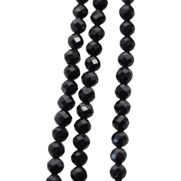 Spinel fasetowany kulki 3,5 mm (sznur 39,5cm)