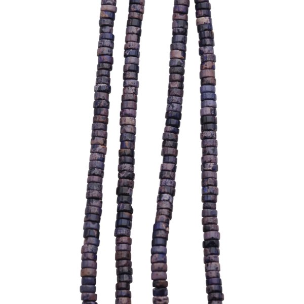 Jaspis cesarski fioletowy walce 4x2 mm (sznur)