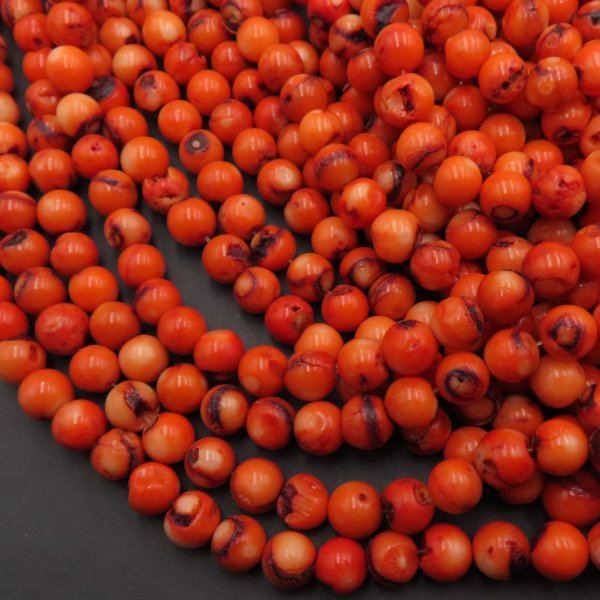 Koral kulka 10 mm (sznur 41 cm)