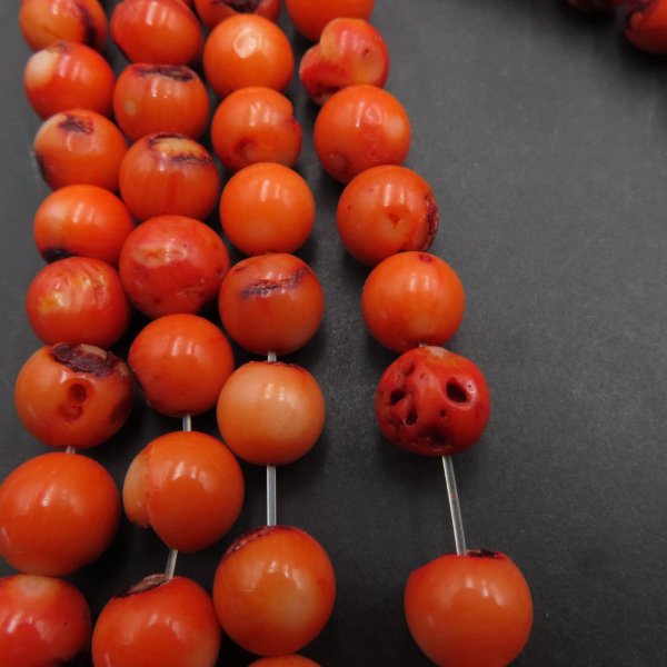 Koral kulka 10 mm (sznur 41 cm)