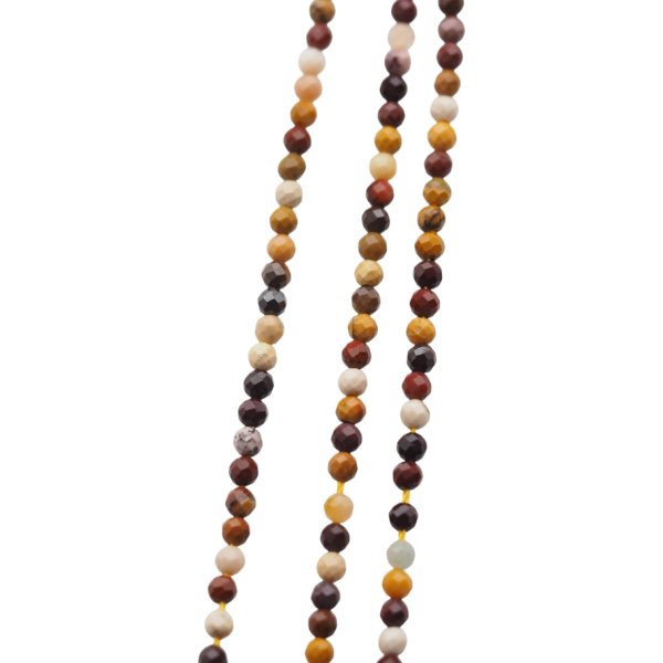 Mokait Fasetowany kulka 2mm (sznur)