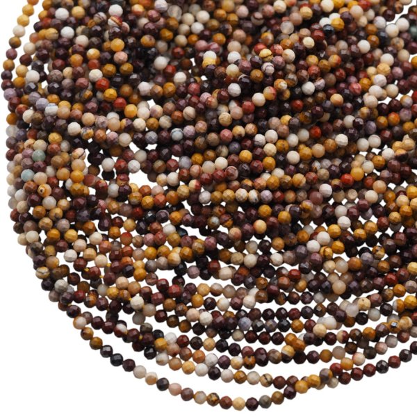 Mokait Fasetowany kulka 3mm (sznur)