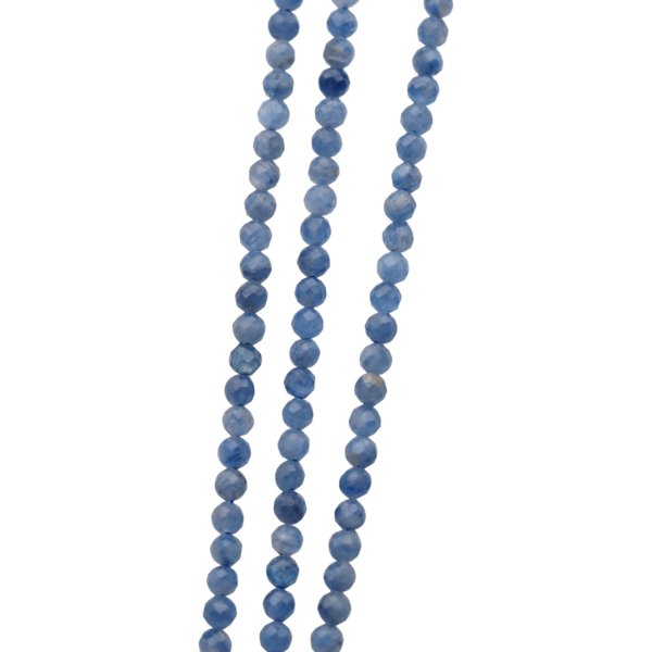 Szafir fasetowany kulki 3,5 mm (sznur)