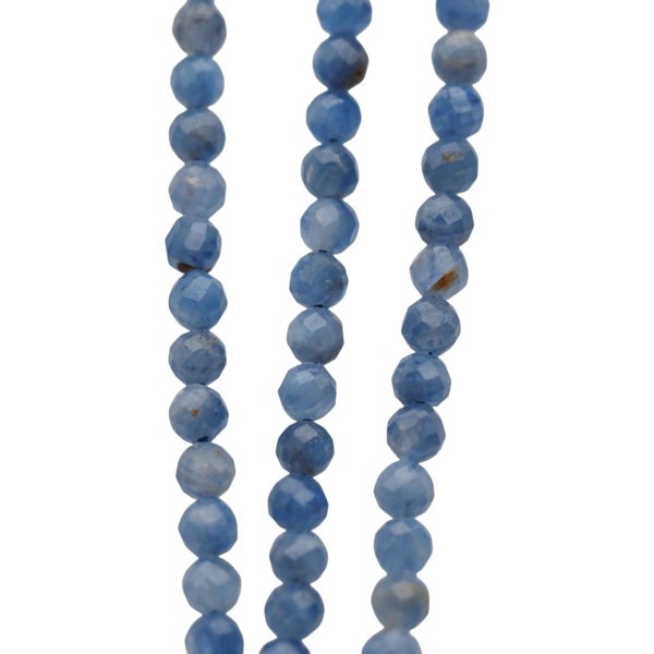 Szafir fasetowany kulki 3,8 mm (sznur)