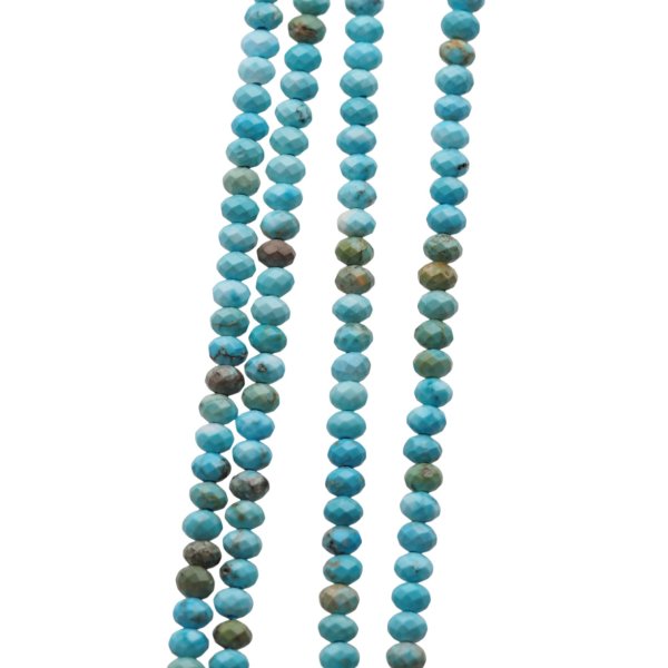 Turkus 4x3 fasetowany naturalny (sznur)