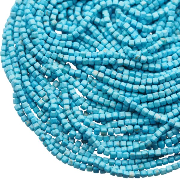 Turkus kostka 4x4 niebieski (sznur)