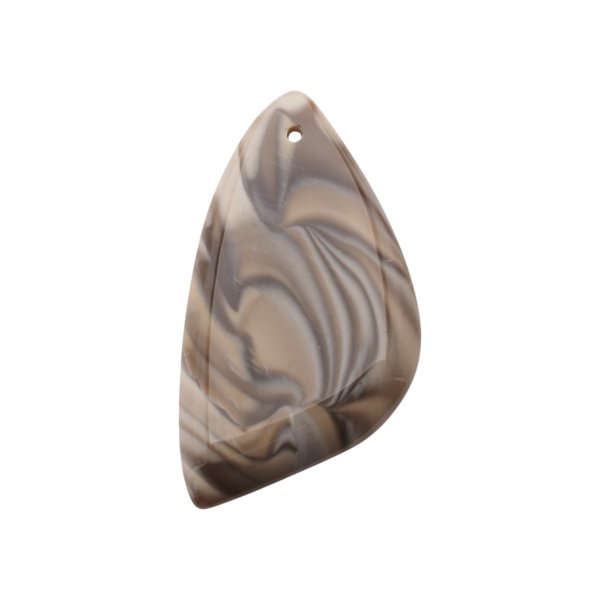 Krzemień Pasiasty kaboszon 63,x35x5,5 mm - wiercony u góry (sztuka)