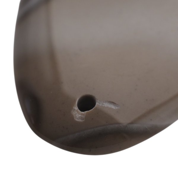 Krzemień Pasiasty kaboszon łza 50x36x5,5 mm - wiercony u góry (sztuka)