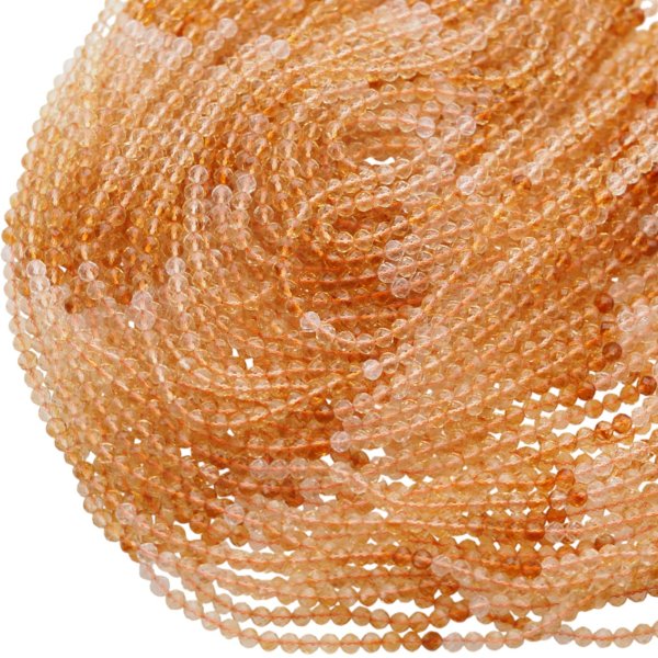 Cytryn Fasetowany kulka 4,5 mm (sznur) jakość