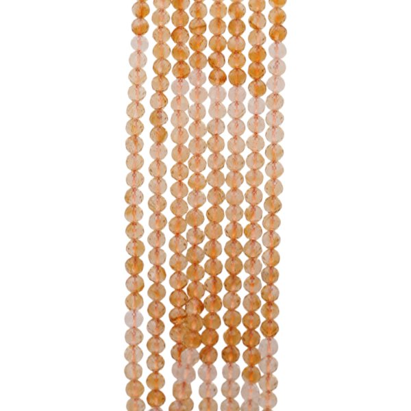 Cytryn Fasetowany kulka 4,5 mm (sznur) jakość
