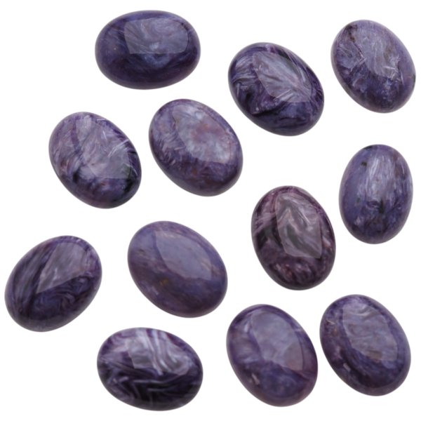 Czaroit 16x12 mm owal (sztuka)