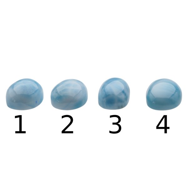 Larimar 14-16x9-11 mm owal (różne kamienie do wyboru)