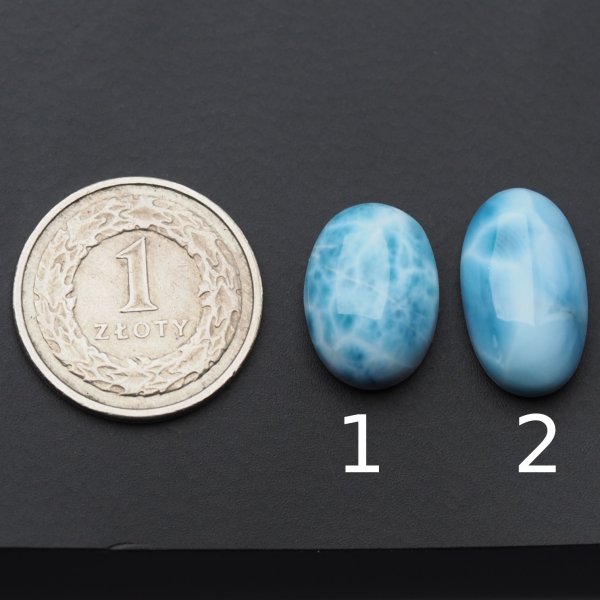 Larimar 17-19x11-12 mm owal (różne kamienie do wyboru)