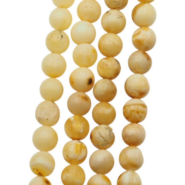 Bursztyn kulka polerowana 5,5 mm (sznur)