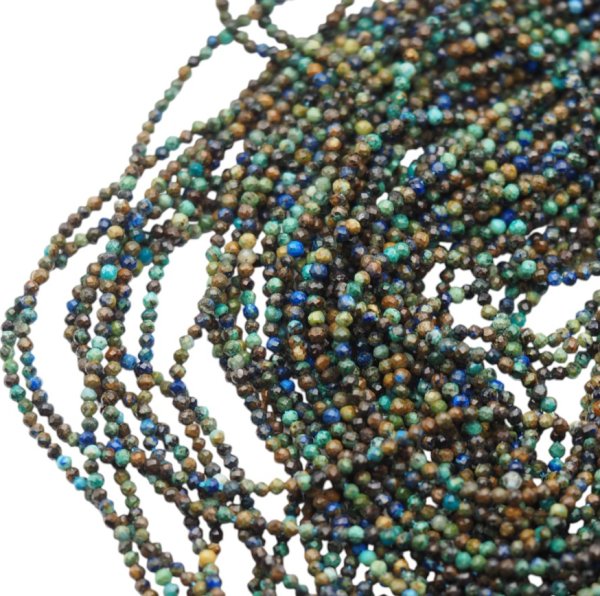 Lapis Lazuli fenix kulka fasetowana 2 mm (sznur)