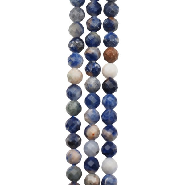 Lapis lazuli kulka fasetowana 4 mm (sznur) 