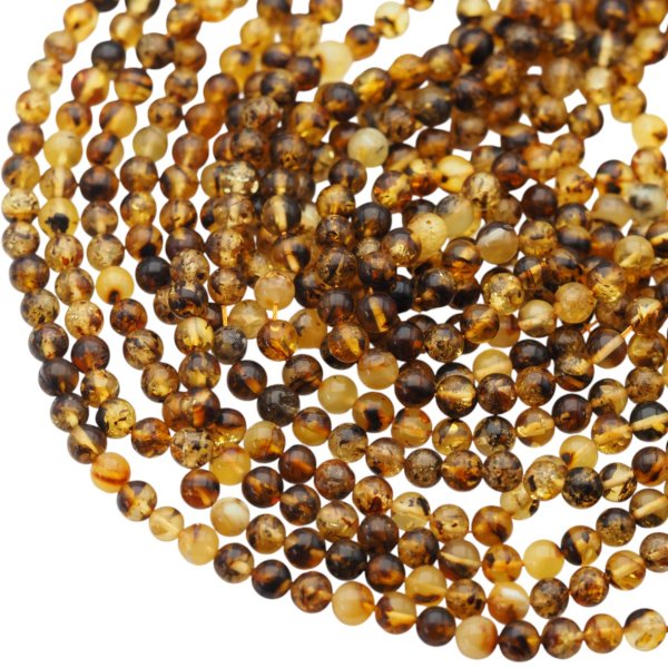 Bursztyn kulka 6,5-7mm (sznur)