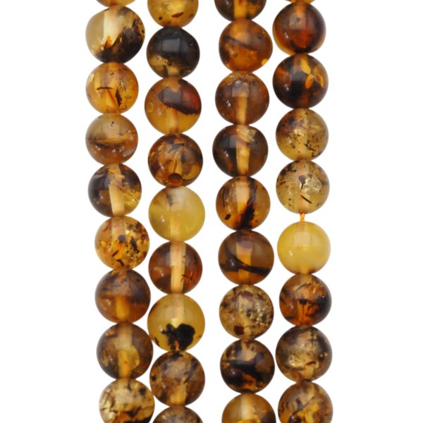 Bursztyn kulka 6,5-7mm (sznur)