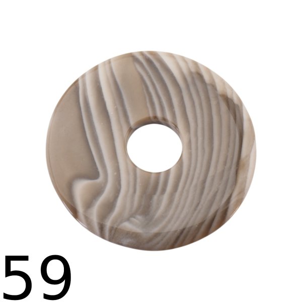 Krzemień pasiasty 62,5x5 mm donut