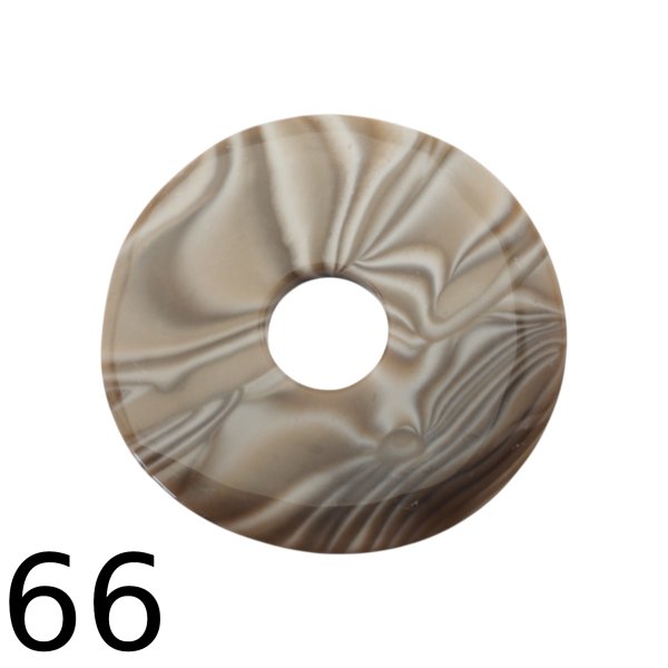 Krzemień pasiasty 62,5x5 mm donut