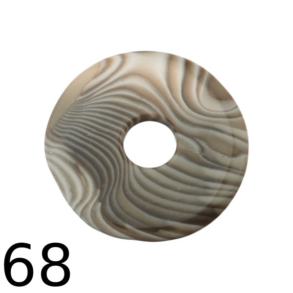 Krzemień pasiasty 62,5x5 mm donut