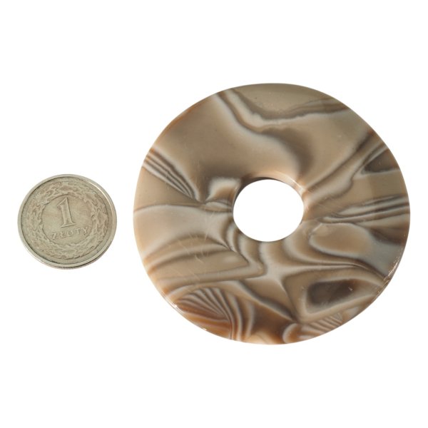 Krzemień pasiasty 61,5x5,5 mm donut