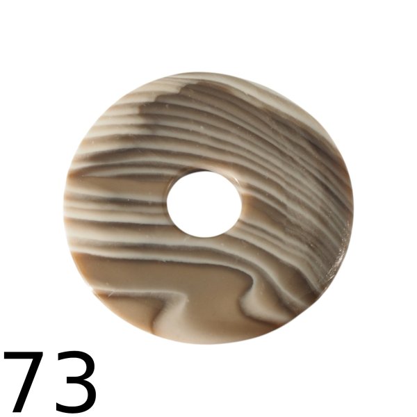 Krzemień pasiasty 63x5,5 mm donut