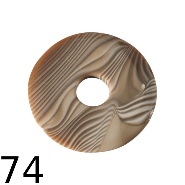 Krzemień pasiasty 63x5,5 mm donut
