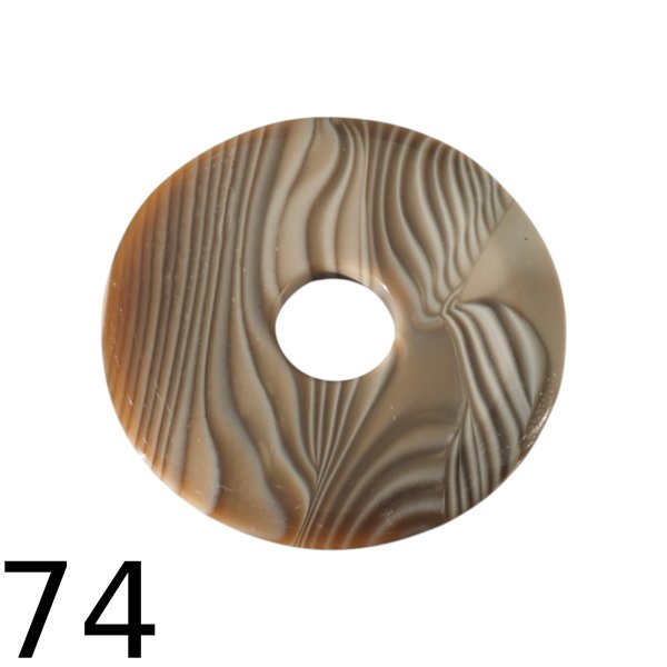 Krzemień pasiasty 63x5,5 mm donut