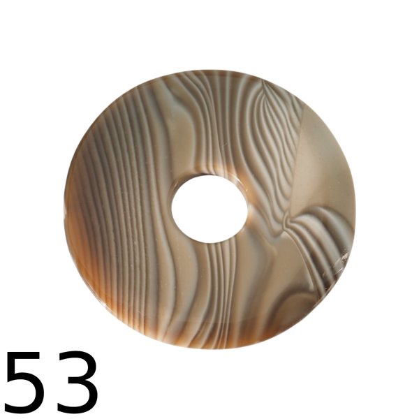 Krzemień pasiasty 63x5 mm donut