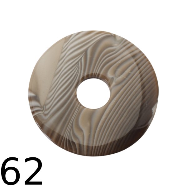 Krzemień pasiasty 63x5 mm donut