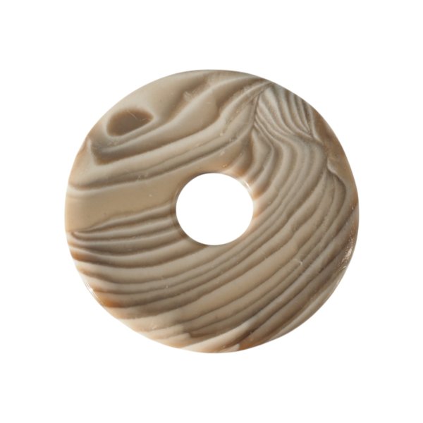 Krzemień pasiasty 62,5x4 mm donut