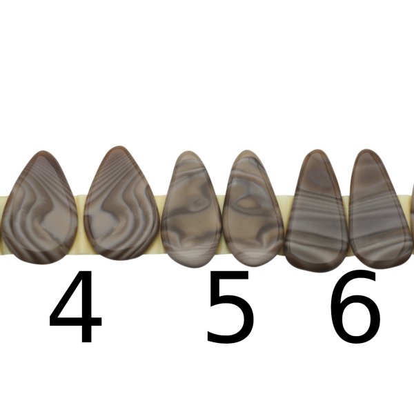 Krzemień Pasiasty para na kolczyki - kabaszony (różne kształty i rozmiary)