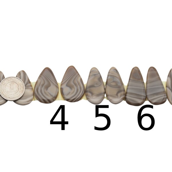 Krzemień Pasiasty para na kolczyki - kabaszony (różne kształty i rozmiary)