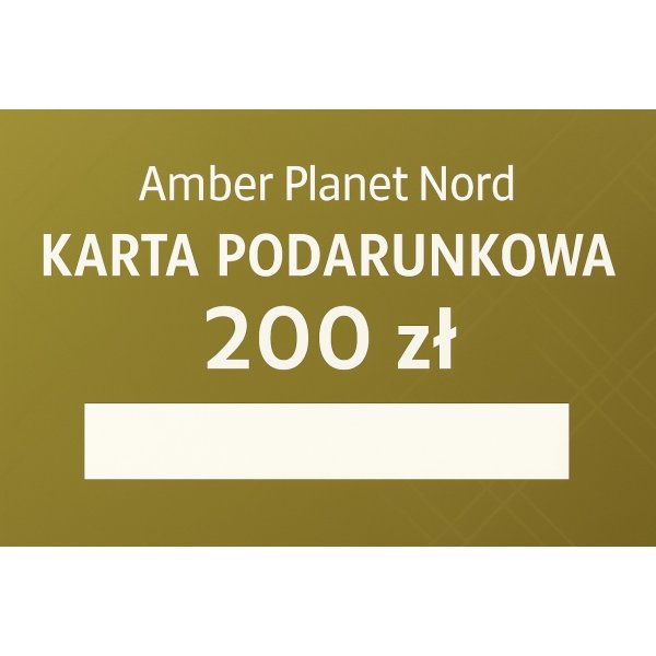 Karta podarunkowa o wartości 200 zł