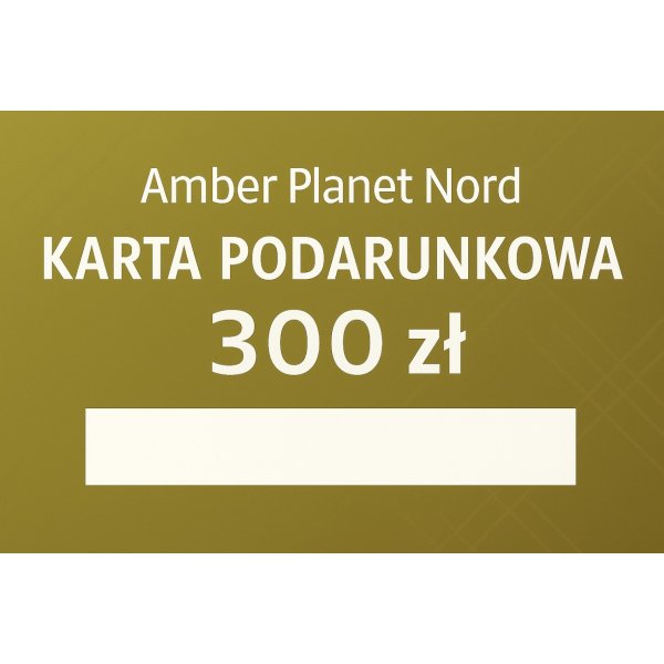 Karta podarunkowa o wartości 300 zł